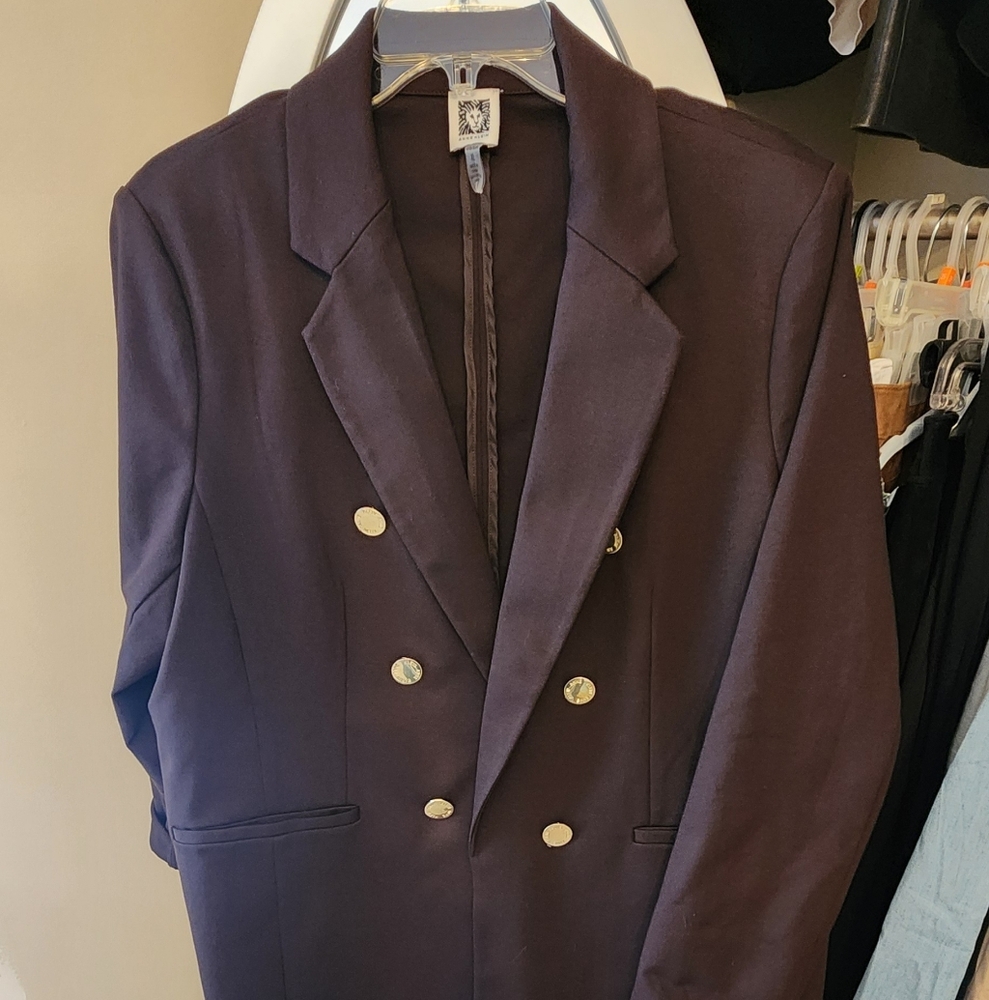 Anne Klein Chocolate Brown Jacket